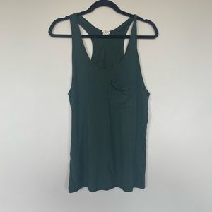 Wilfred hunter green pocket tank